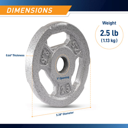 Marcy 2.5lb Standard Size Grip Plate | B5G-5502
