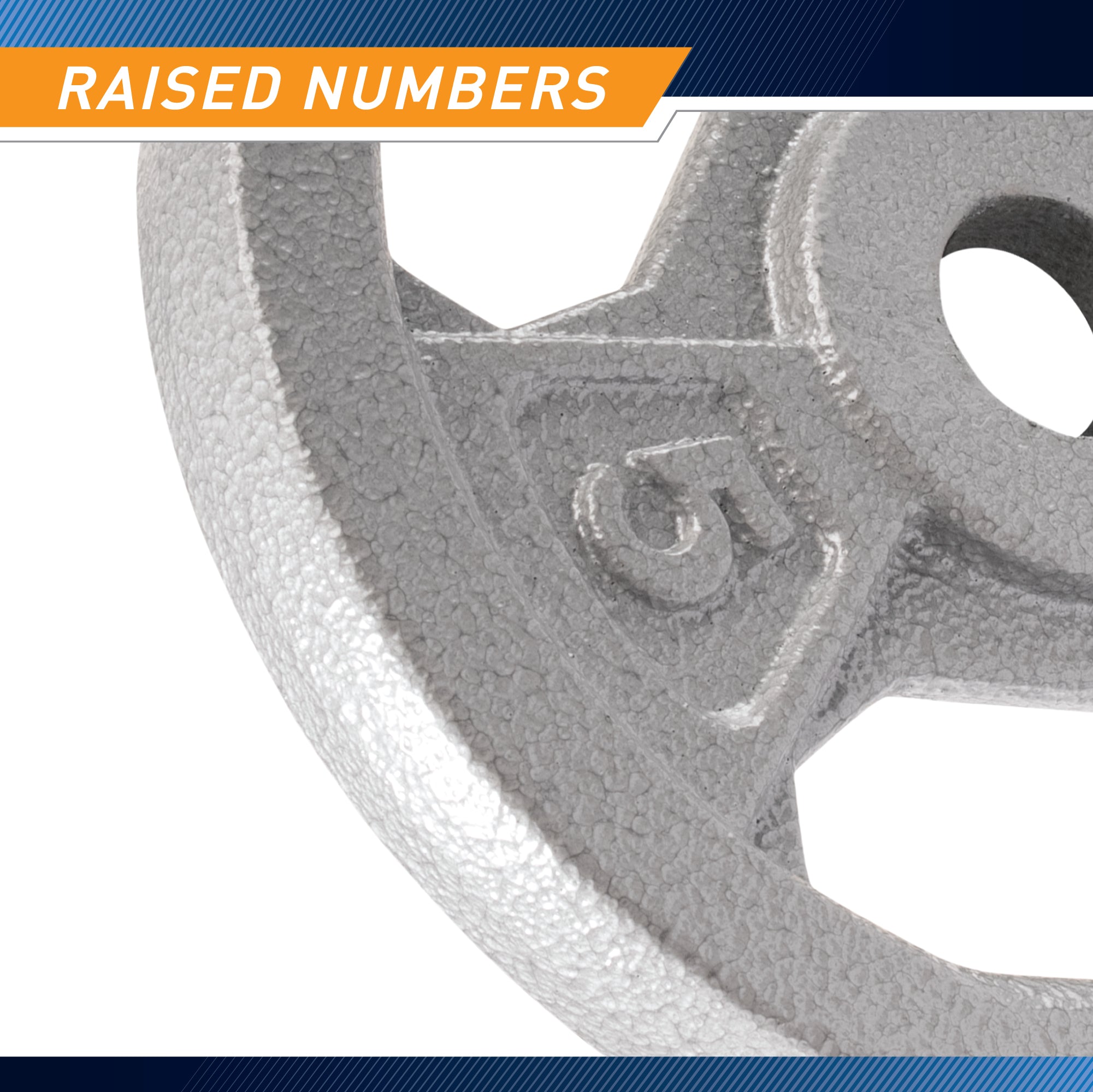 5lb Standard Size Grip Plate | B5G-5505 High Quality Heavy Duty