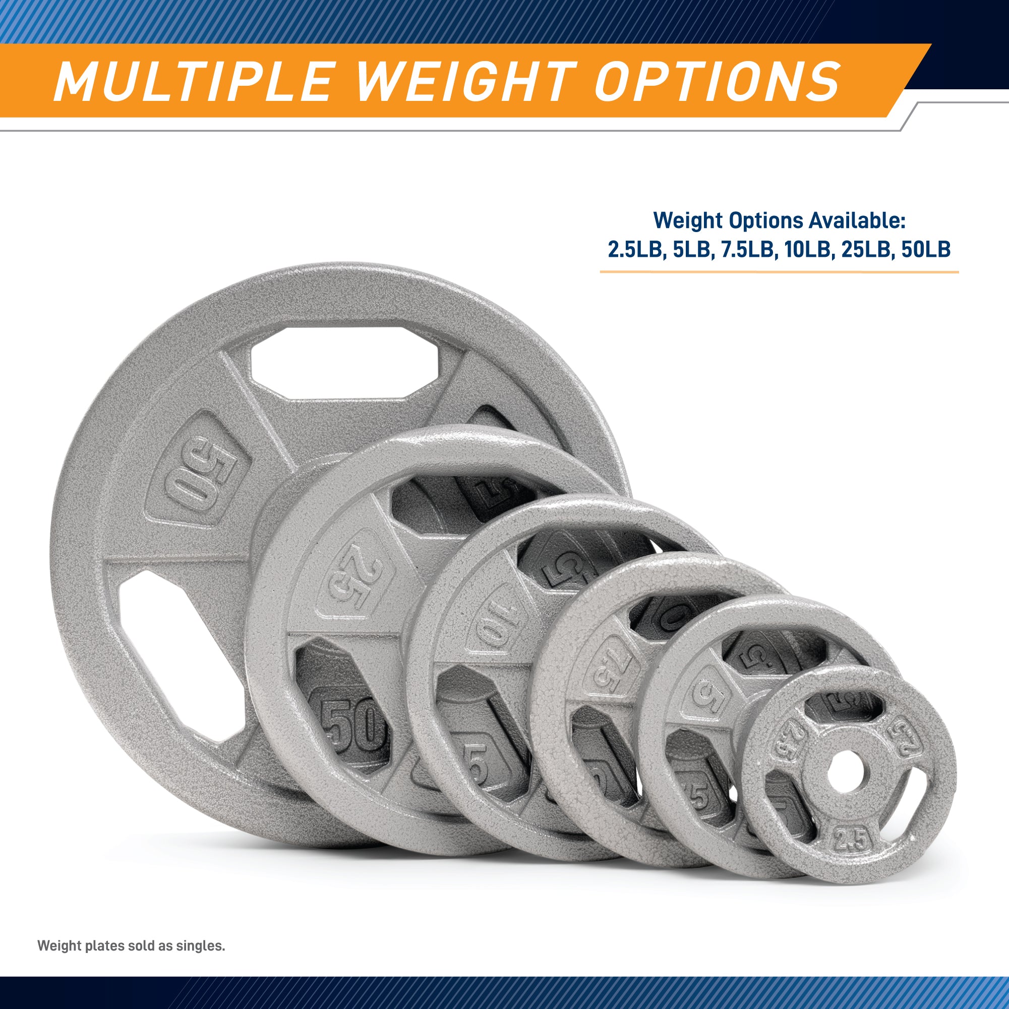 5lb Standard Size Grip Plate | B5G-5505 High Quality Heavy Duty