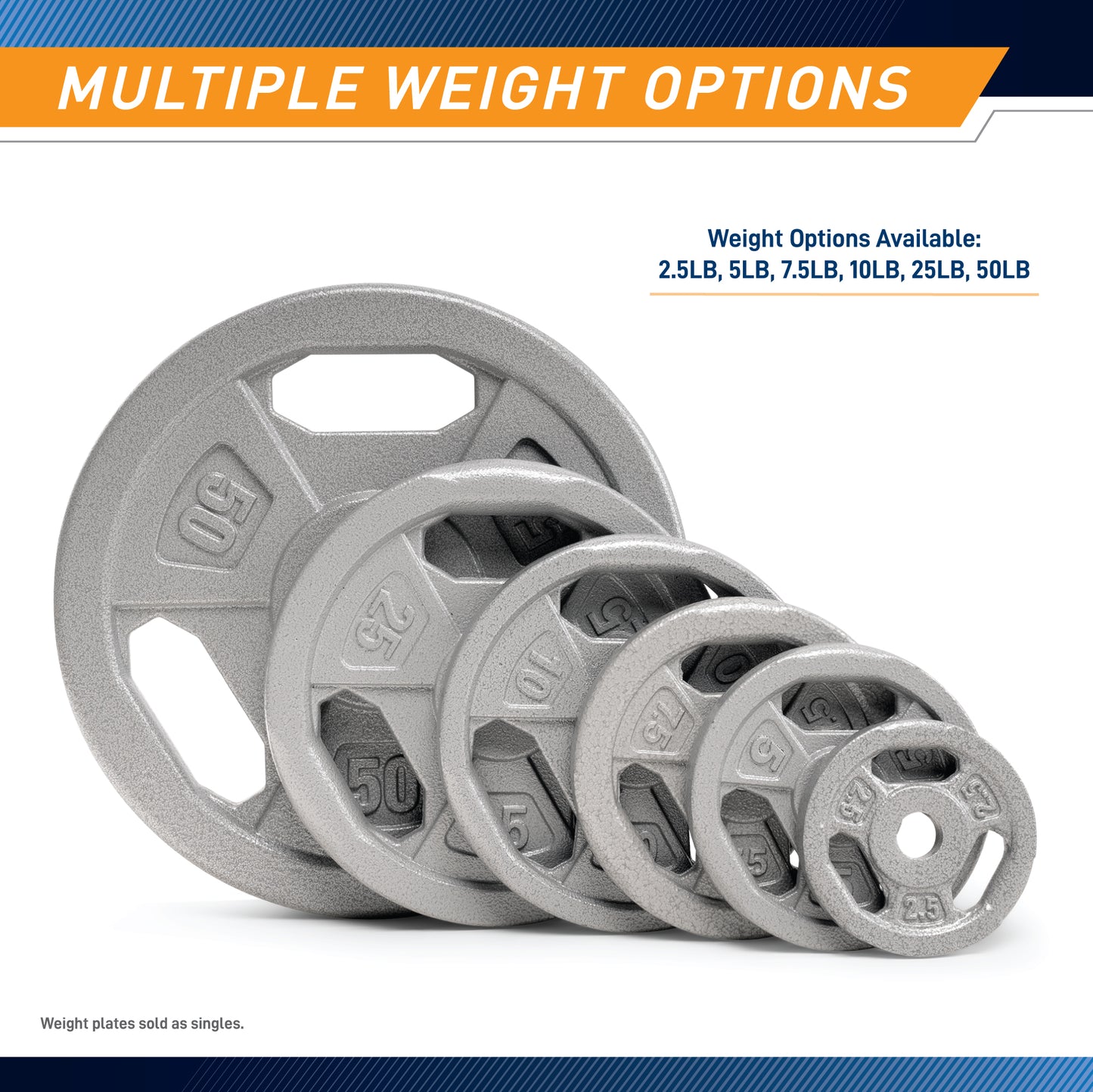 Marcy 5lb Standard Size Grip Plate | B5G-5505