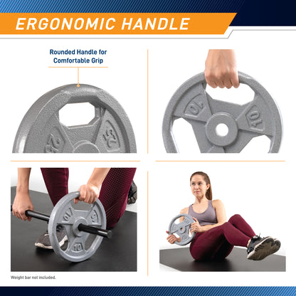 Marcy 25lb Standard Size Grip Plate | B5G-5525