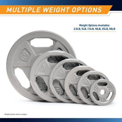 Marcy 25lb Standard Size Grip Plate | B5G-5525