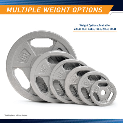 Marcy 50lb Standard Size Grip Plate | B5G-5550
