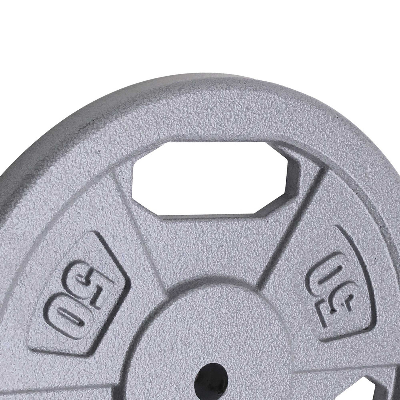 50lb Standard Size Grip Plate  B5G-5550 - Close up of Grip Handle