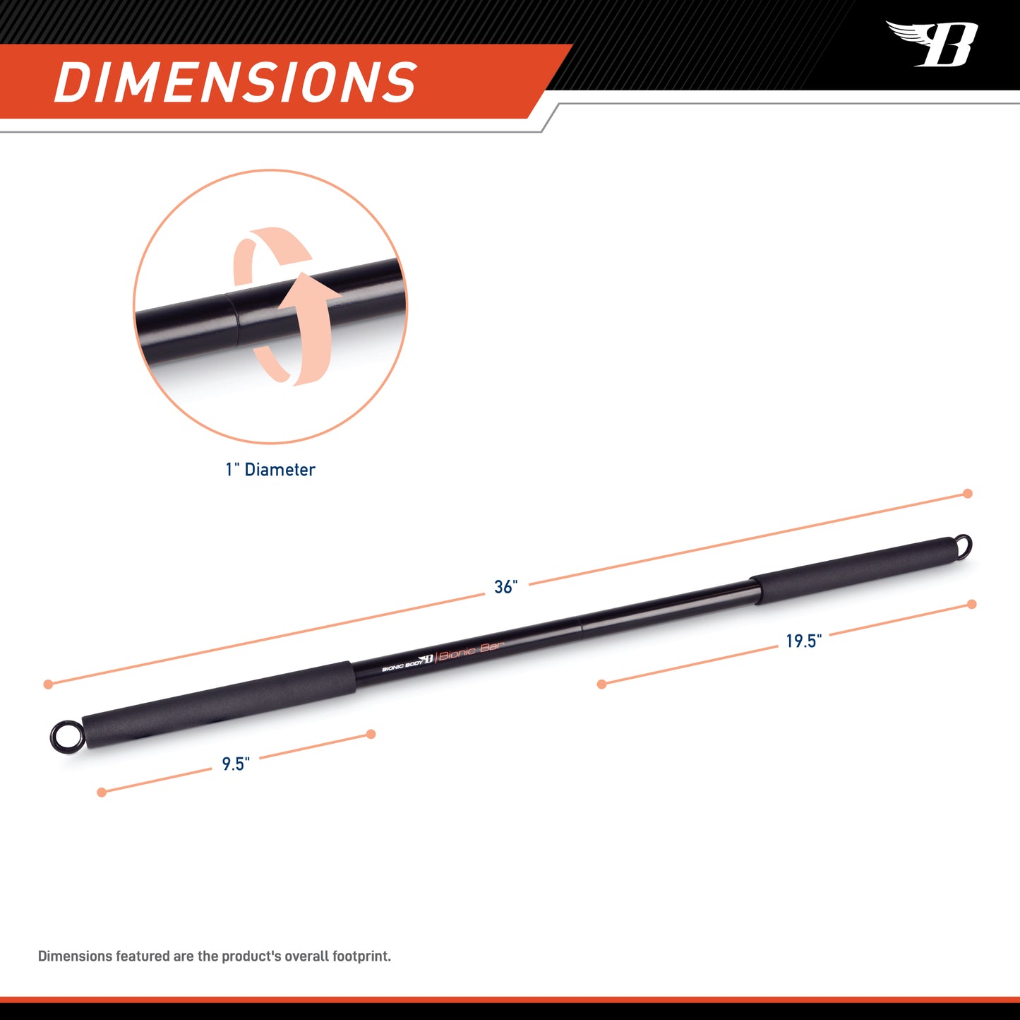 Bionic Body Exercise Bar | BBEB-020