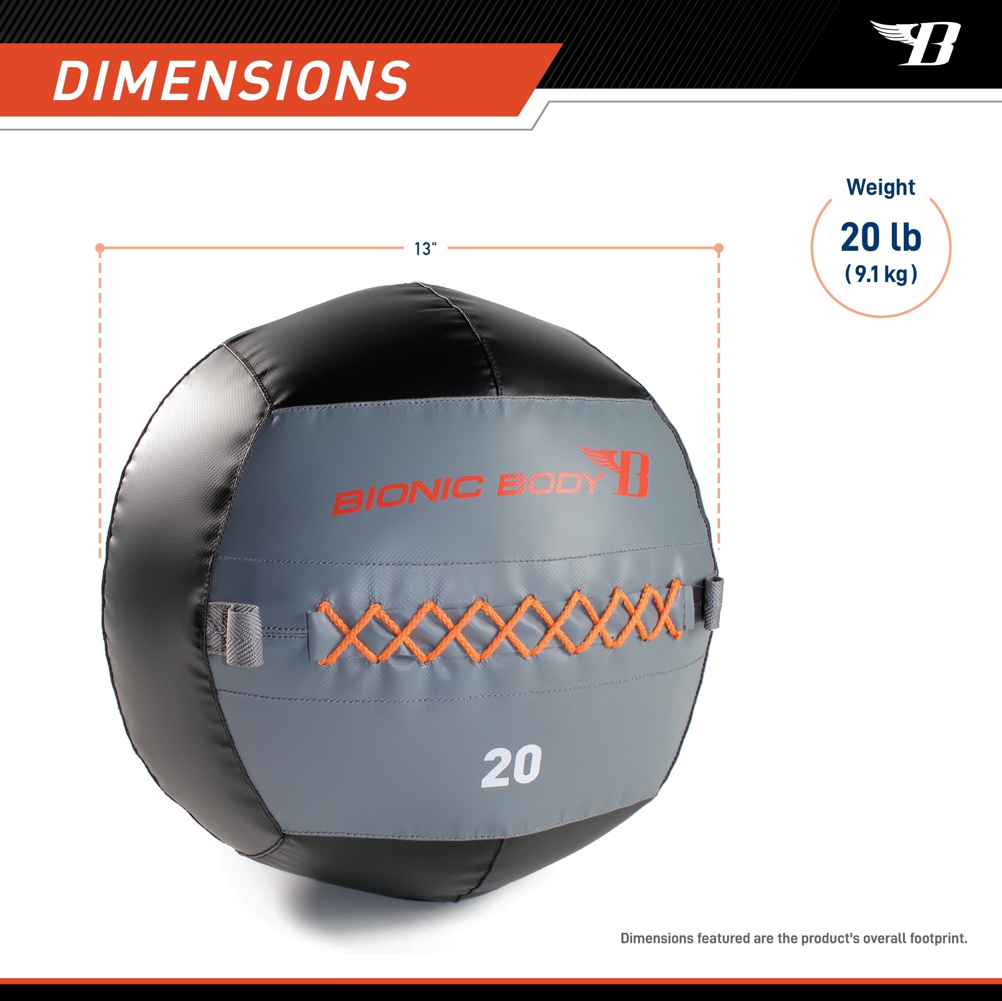 Bionic Body 20lb Medicine Ball - Maximize your HIIT Workout – Marcy