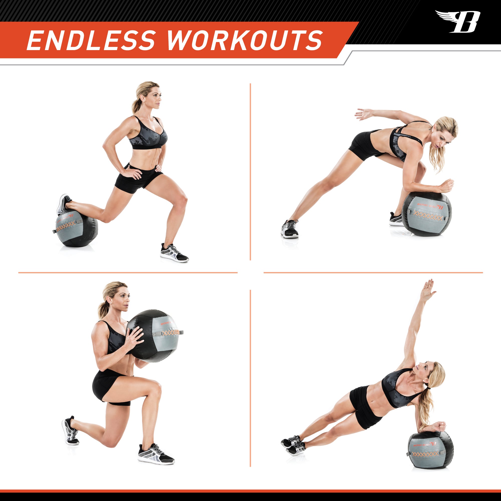 Bionic Body 20lb Medicine Ball - Maximize your HIIT Workout – Marcy