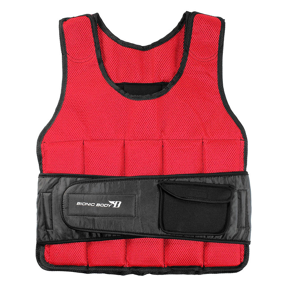 Bionic Body 15 lb. Weighted Vest brings added weight to your run or workout - use it to condition and tone your body - front