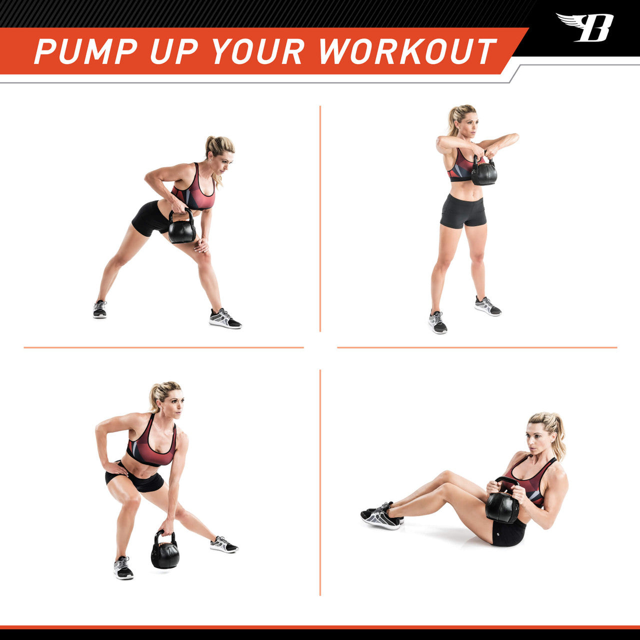 Bionic Body 30 lb. Soft Kettlebell BBKB-30 - PUMP UP YOUR WORKOUT