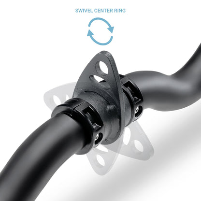 Deluxe Exercise Bar for Lats, Curls and More BBEB-7355  Bionic Body - Center Swivel Points