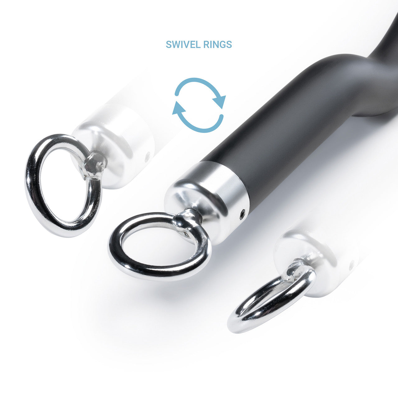 Deluxe Exercise Bar for Lats, Curls and More BBEB-7355  Bionic Body - Edge Swivel Points