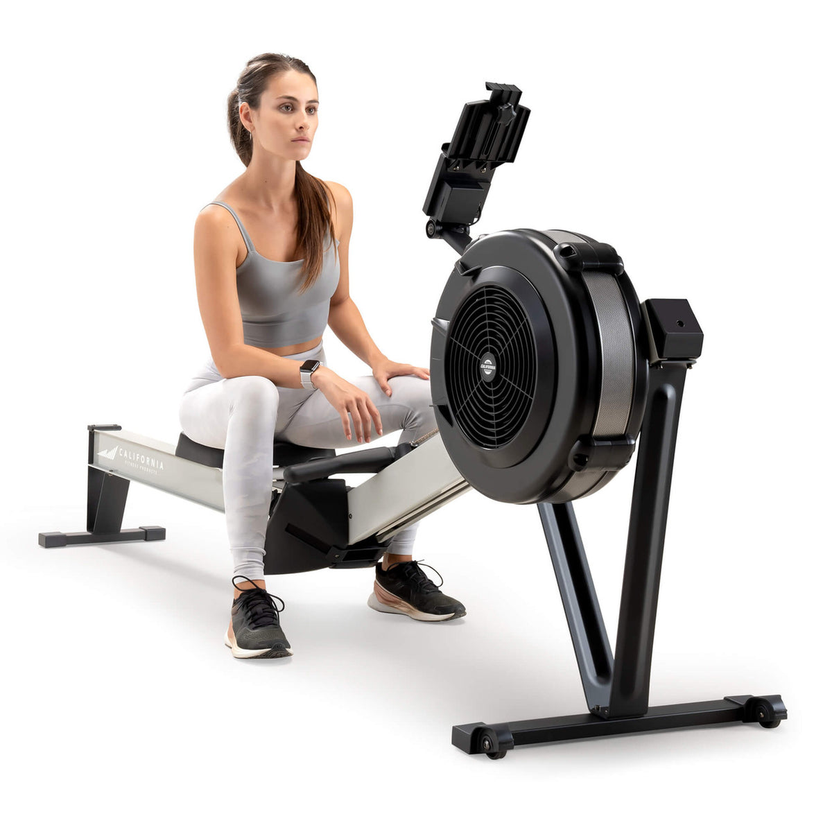 Santa Rowing Machine California Fitness Deluxe Air Resistance Rowing Machine | NS-7874RW – Marcy