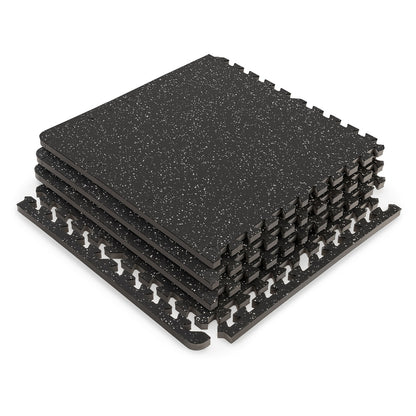 Dual Density Fitness Gym Mat - MAT-40 - all 4 tiles Stacked on top of each other
