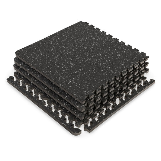Dual Density Fitness Gym Mat - MAT-40 - all 4 tiles Stacked on top of each other