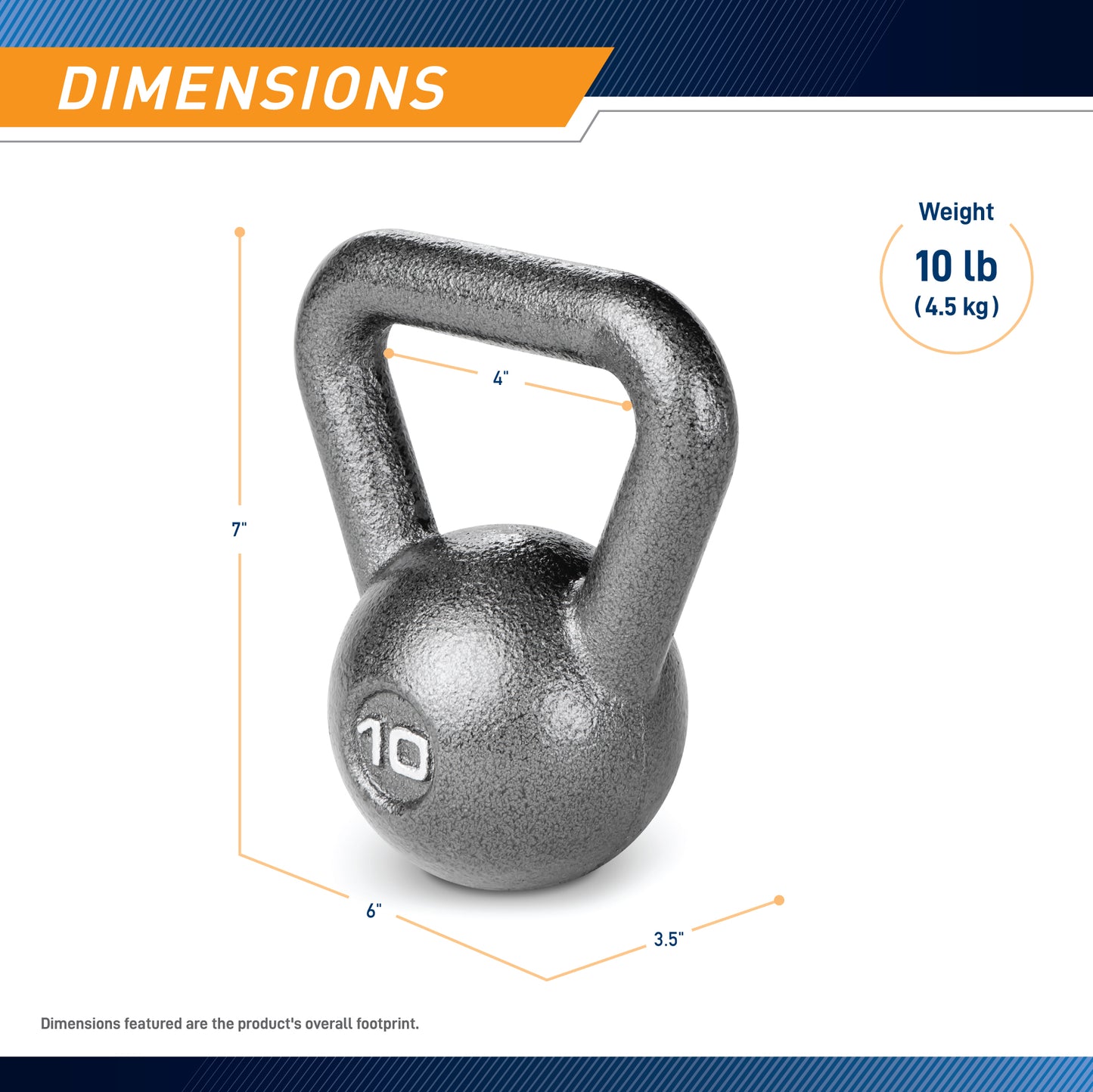 10lb Hammertone Kettlebell | HKB-010