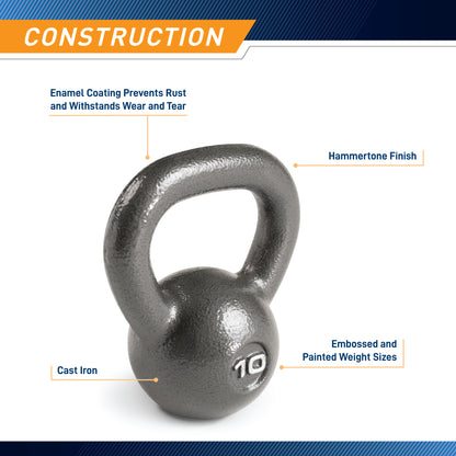 Marcy 10lb Hammertone Kettlebell | HKB-010