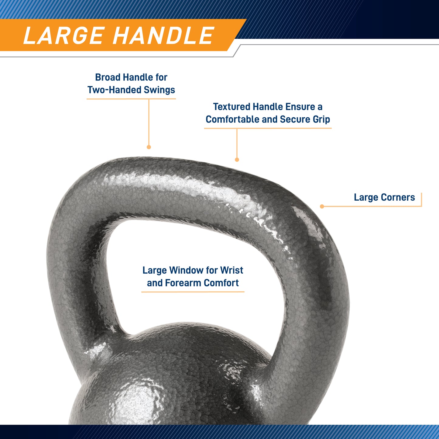Marcy 15lb Hammertone Kettlebell | HKB-015