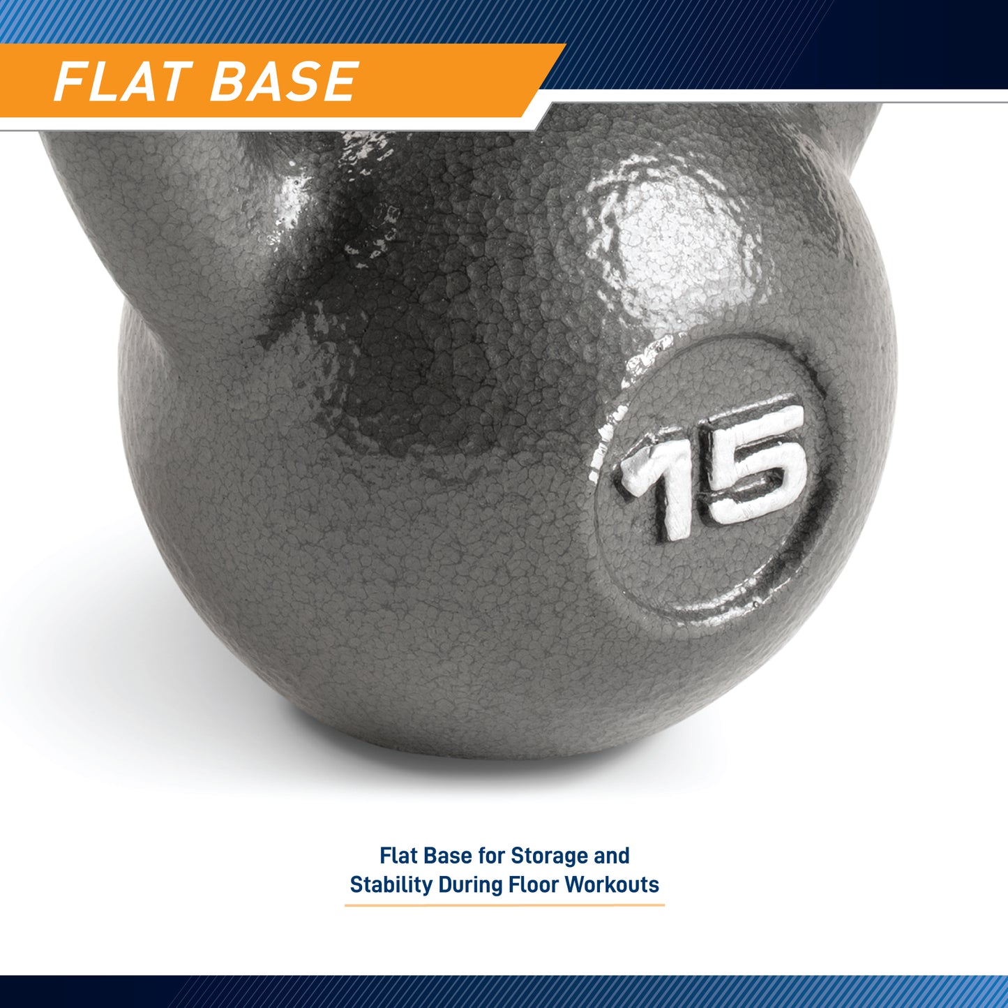 Marcy 15lb Hammertone Kettlebell | HKB-015