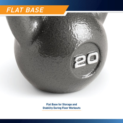 Marcy 20lb Hammertone Kettlebell | HKB-020