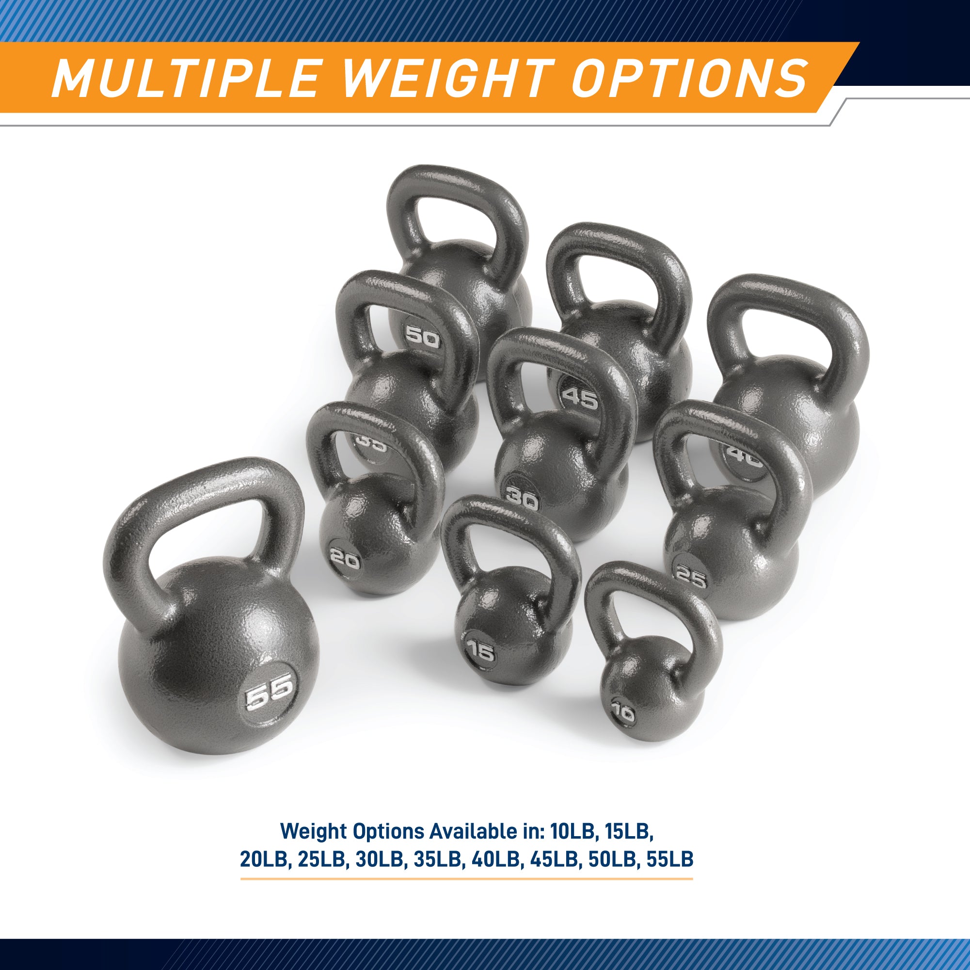 20lb Hammertone Kettle Bell | HKB-020 Quality Heavy Duty
