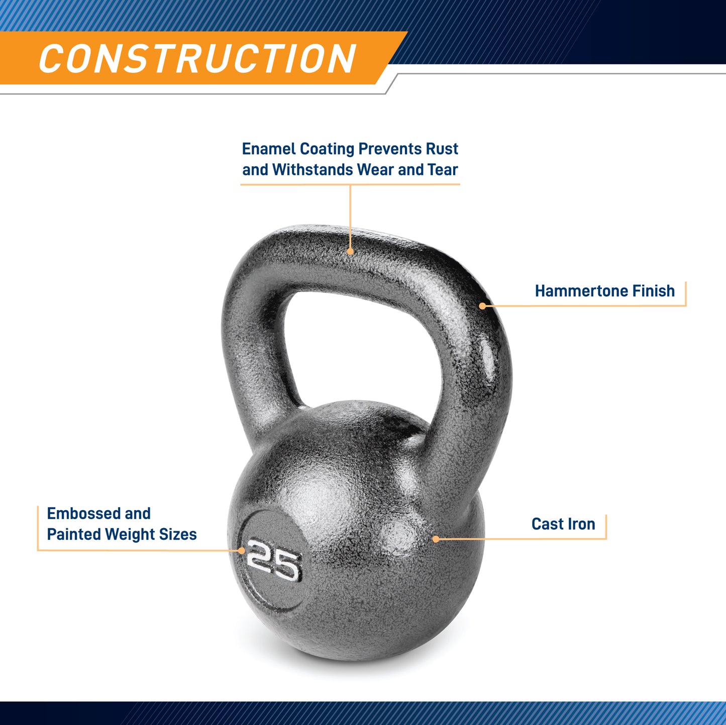 25lb Hammertone Kettlebell | HKB-025