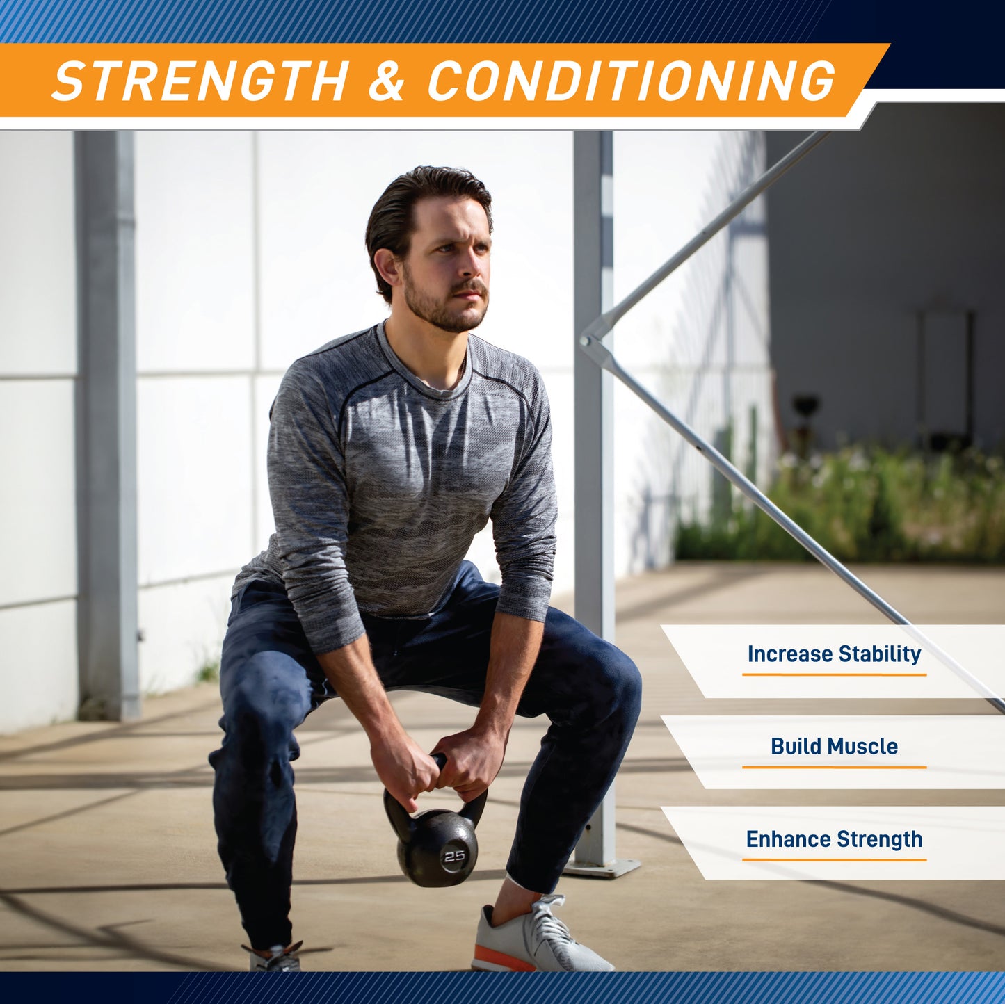 Marcy 25lb Hammertone Kettlebell | HKB-025