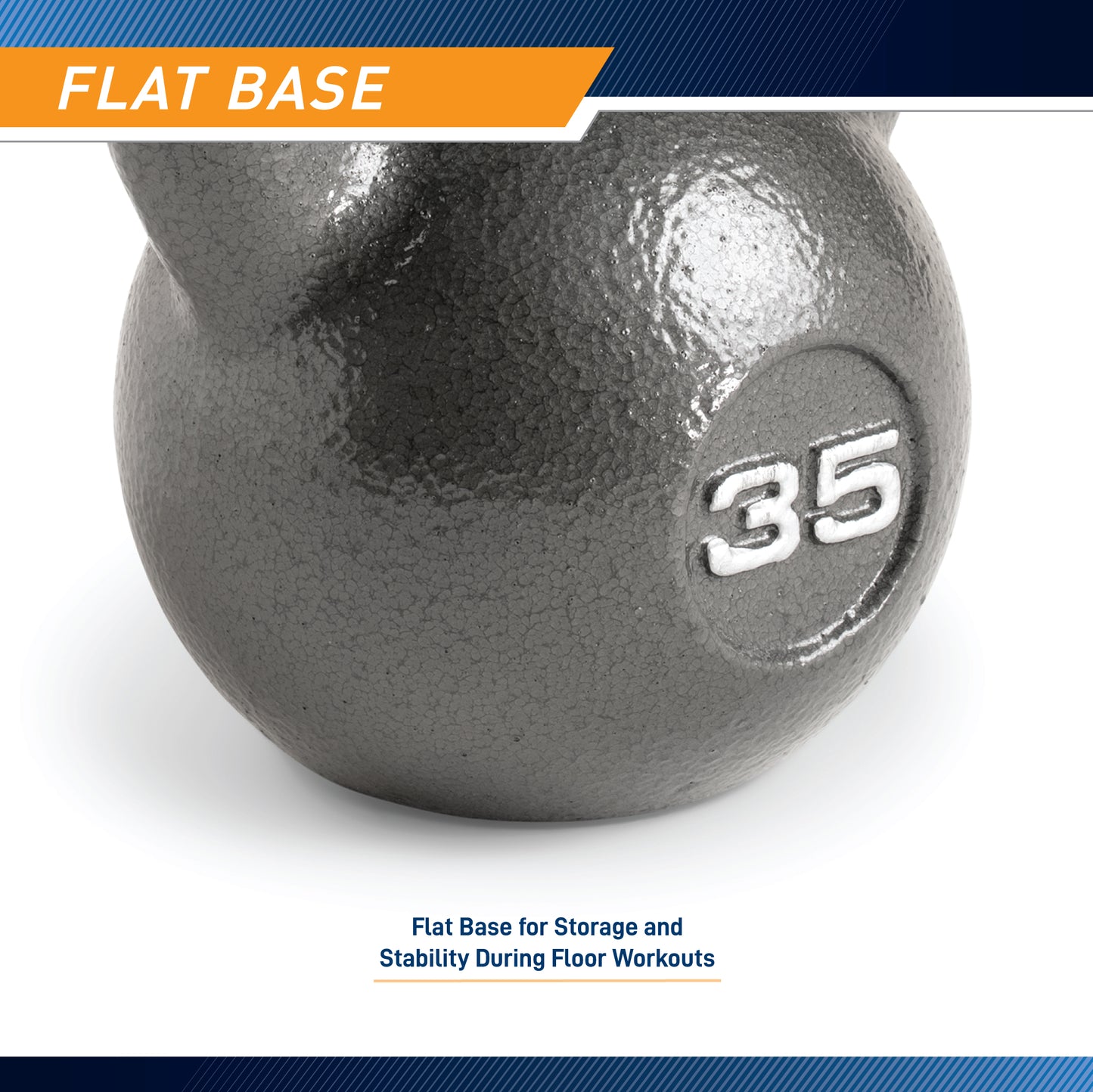 Marcy 35lb Hammertone Kettlebell | HKB-035