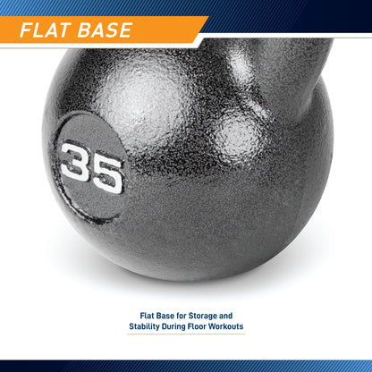 Marcy 35lb Hammertone Kettlebell | HKB-035