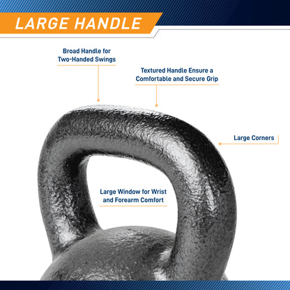 Marcy 45lb Hammertone Kettlebell | HKB-045