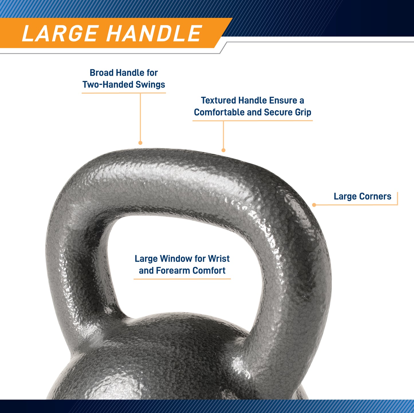 Marcy 45lb Hammertone Kettlebell | HKB-045