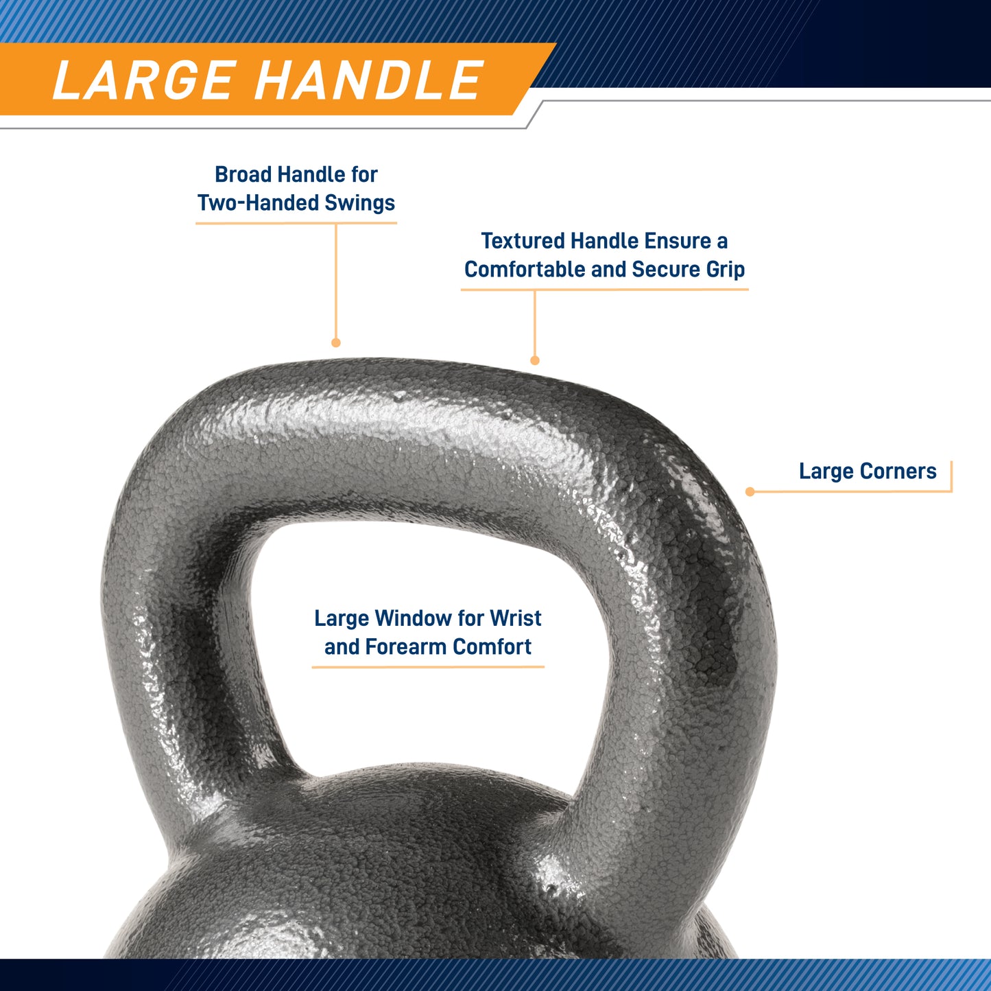 Marcy 55lb Hammertone Kettlebell | HKB-055