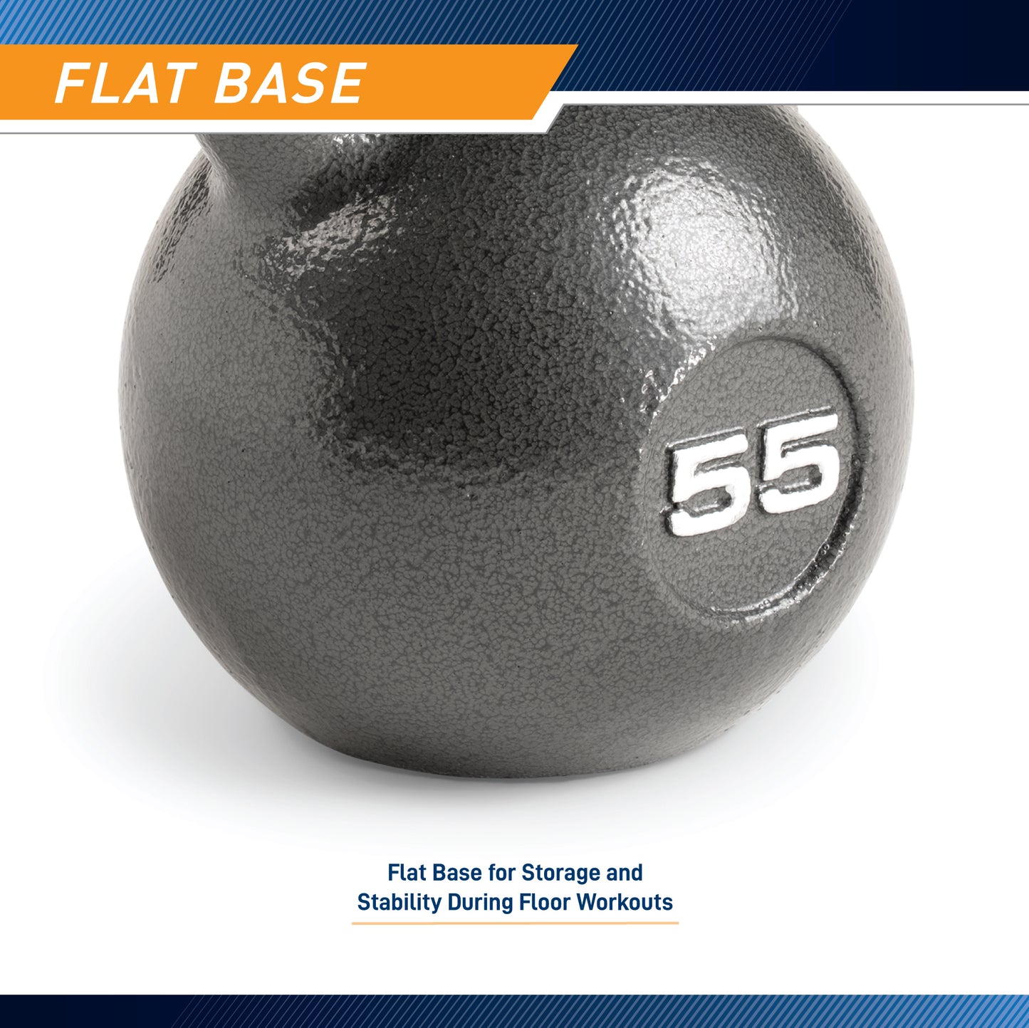 Marcy 55lb Hammertone Kettlebell | HKB-055