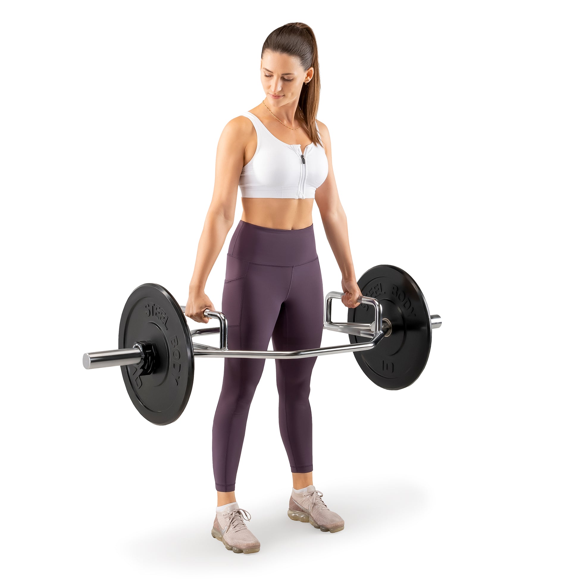 Muscle Hex Squat Bar Weight Marcy Olympic Hex Trap Bar HTB-6921