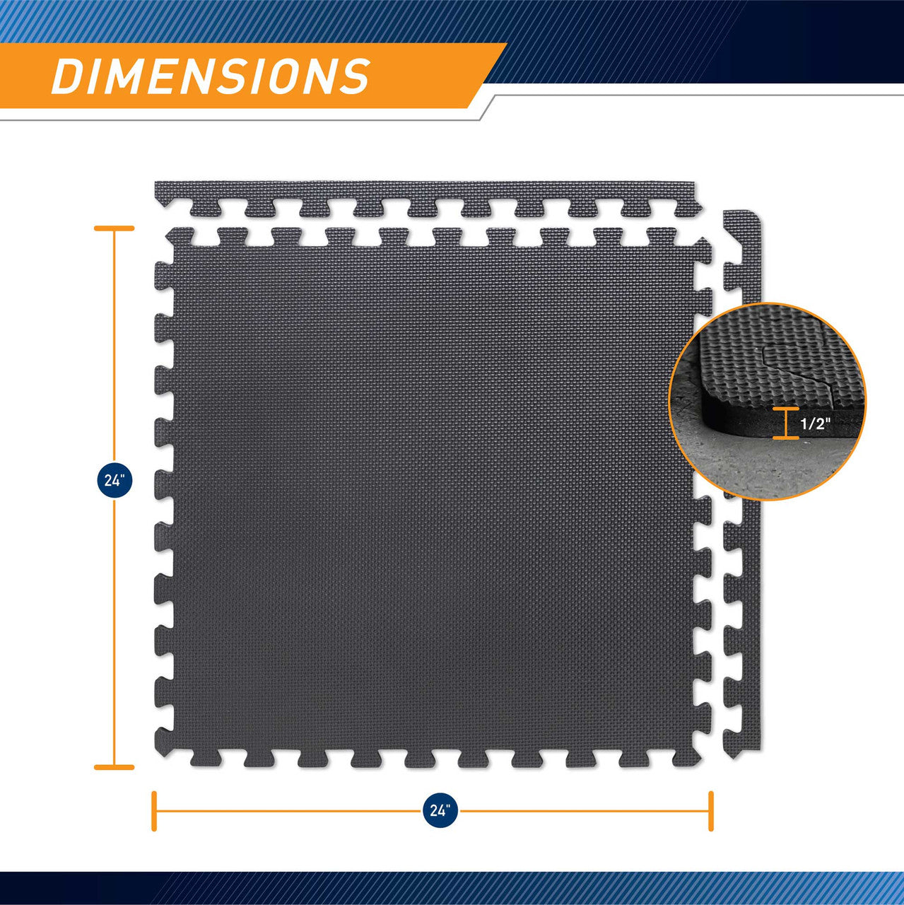 Marcy High Impact Gym Mat | MAT-20