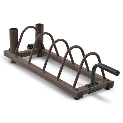 Horizontal Plate Rack SteelBody STB-0130 saves space in your home gym