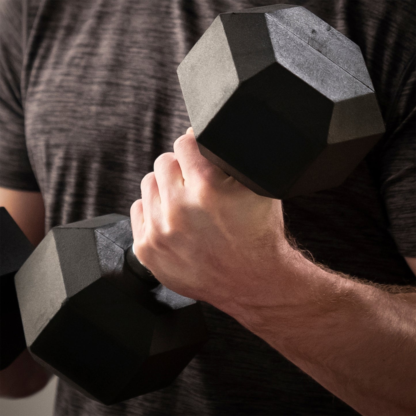 Marcy 40lb Rubber Hex Dumbbell | IBRH-040