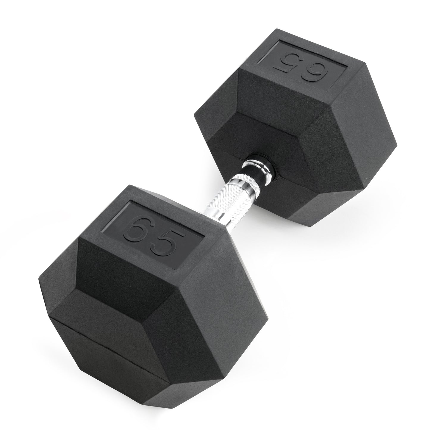 Marcy 65lb Rubber Hex Dumbbell | IBRH-065
