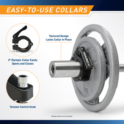 Marcy Olympic Dumbbell Handle | IOBB-20