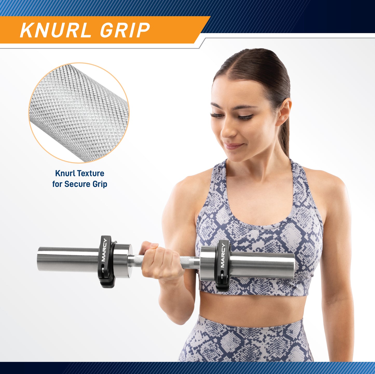 Marcy Olympic Dumbbell Handle | IOBB-20