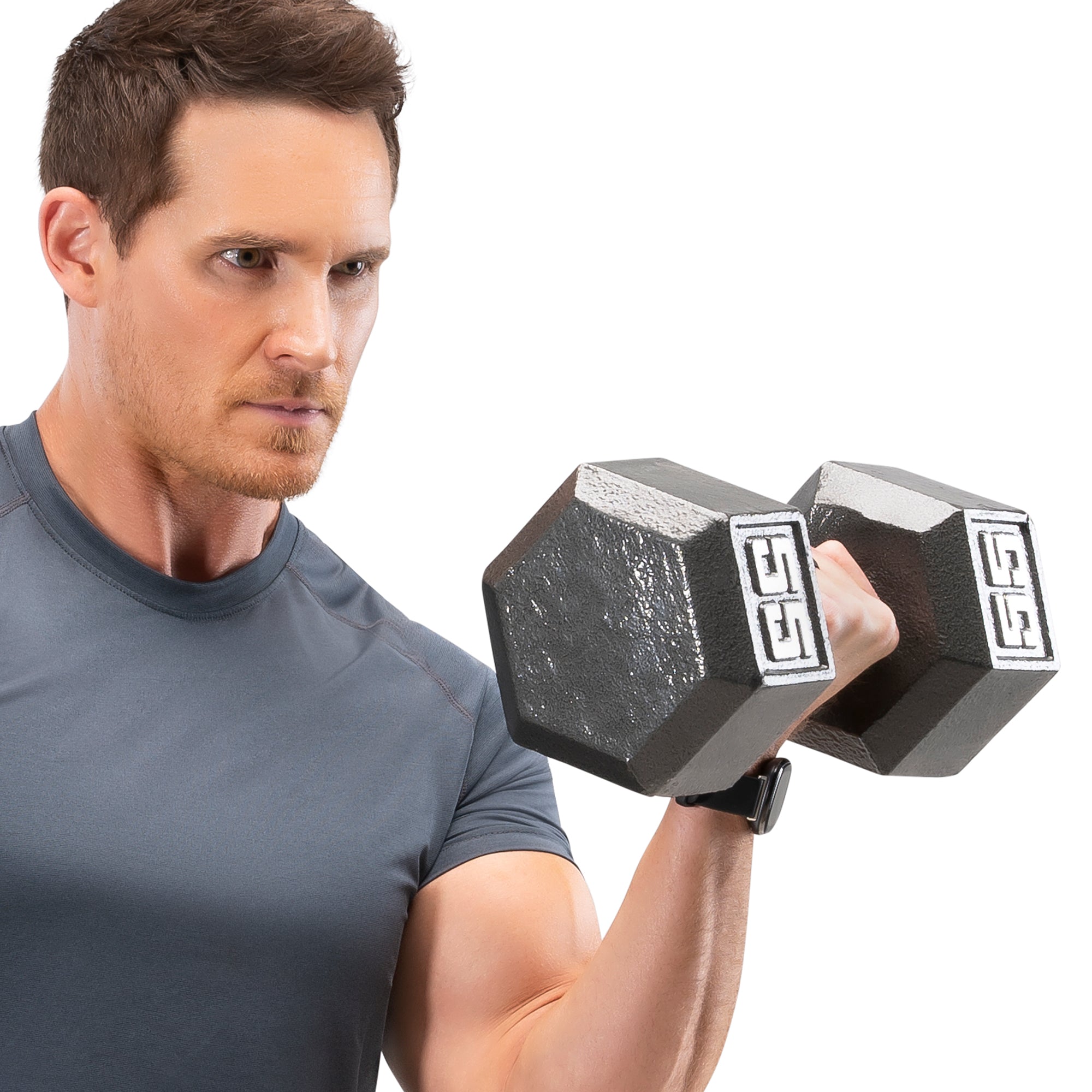 Marcy 55lb Hex Dumbbell | IV-2055 Quality Weights