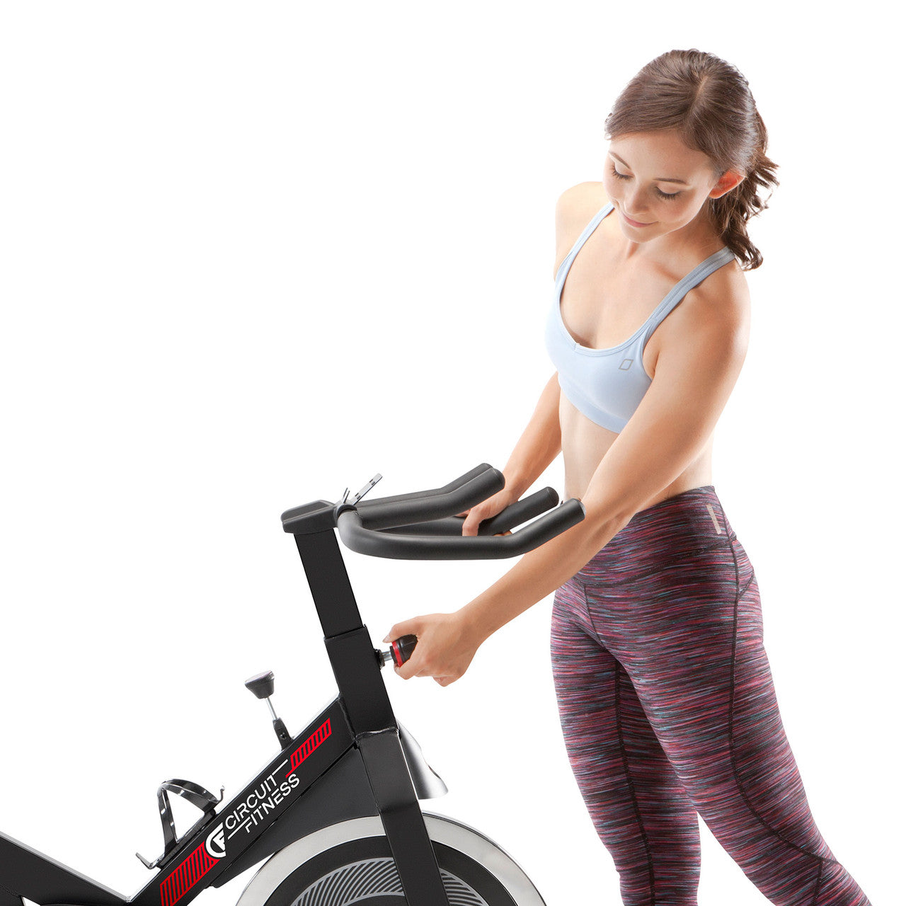 Indoor Cycling Bike with 30 lbs Flywheel | Circuit Fitness AMZ