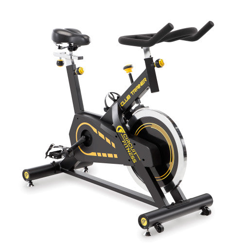 Indoor Cycling Bike with 40 lbs Flywheel & Bluetooth | Circuit Fitness AMZ-955BK-BT Exercise Bike - Retired