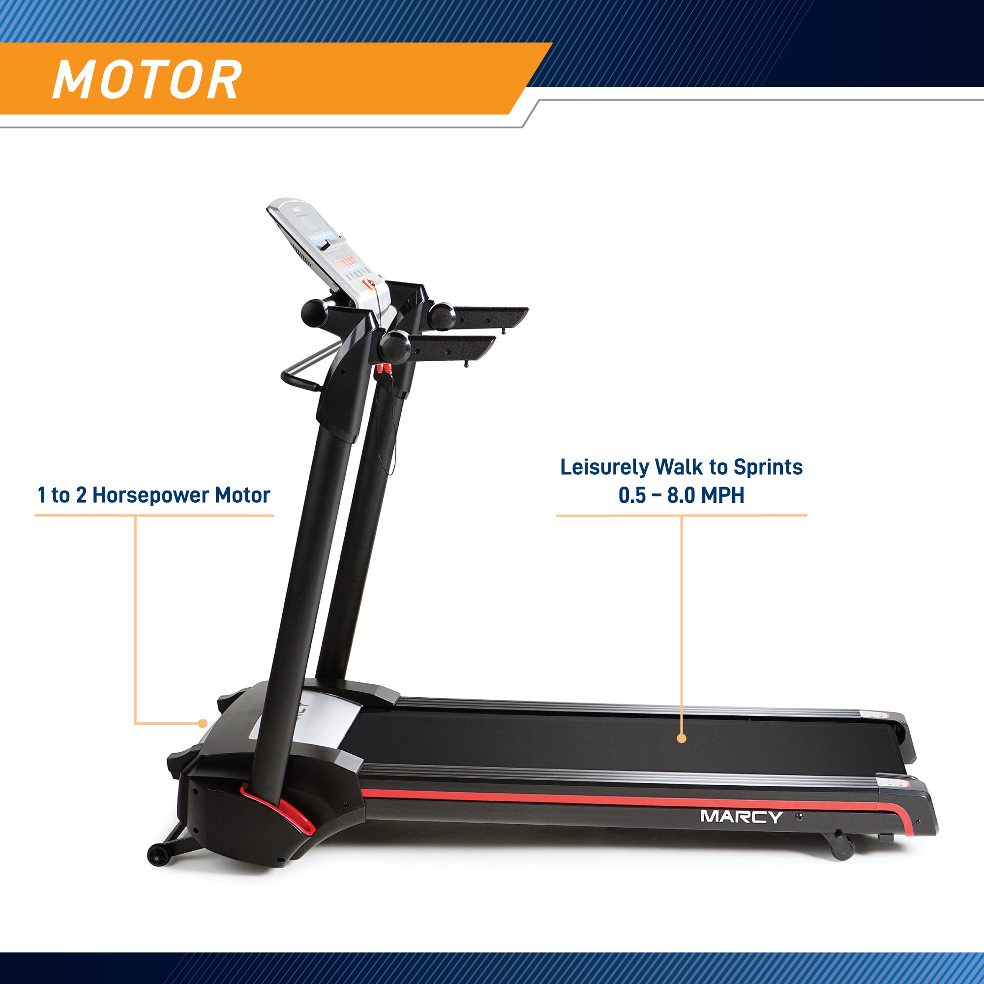 Marcy Folding Treadmill​ | JX-651BW