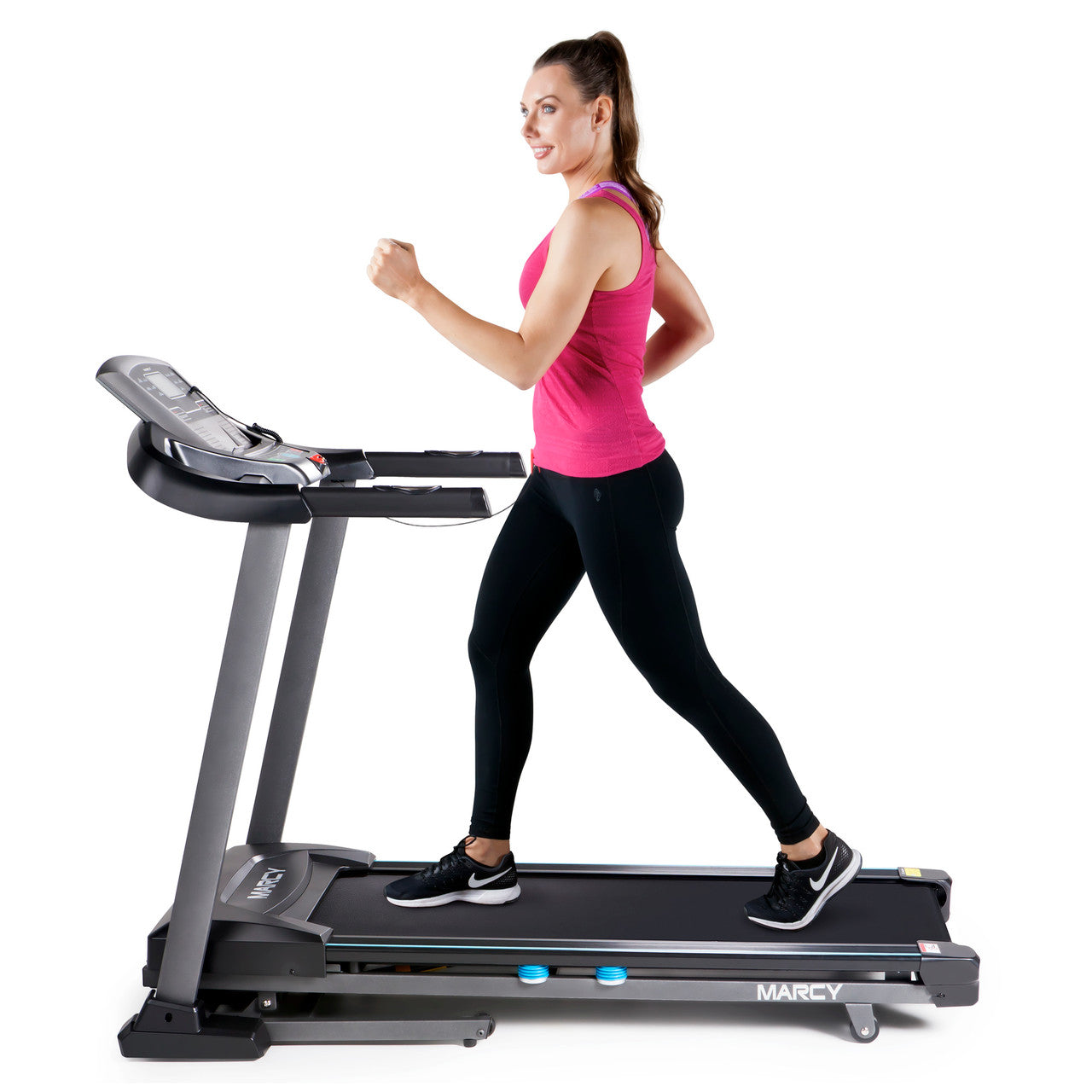 The Marcy Motorized Treadmill With Auto Incline JX-663SW is a convenient machine  for getting an intense cardio workout