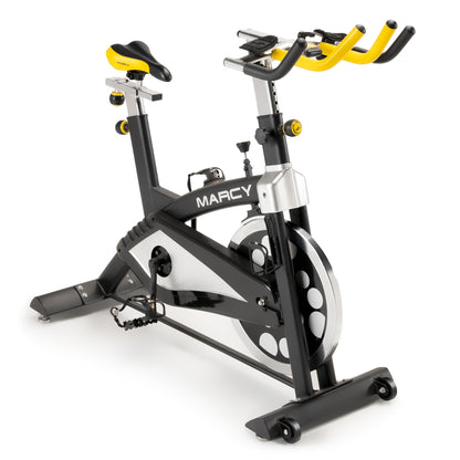 Marcy JX-7038 Revolution indoor cycle bike on a white background