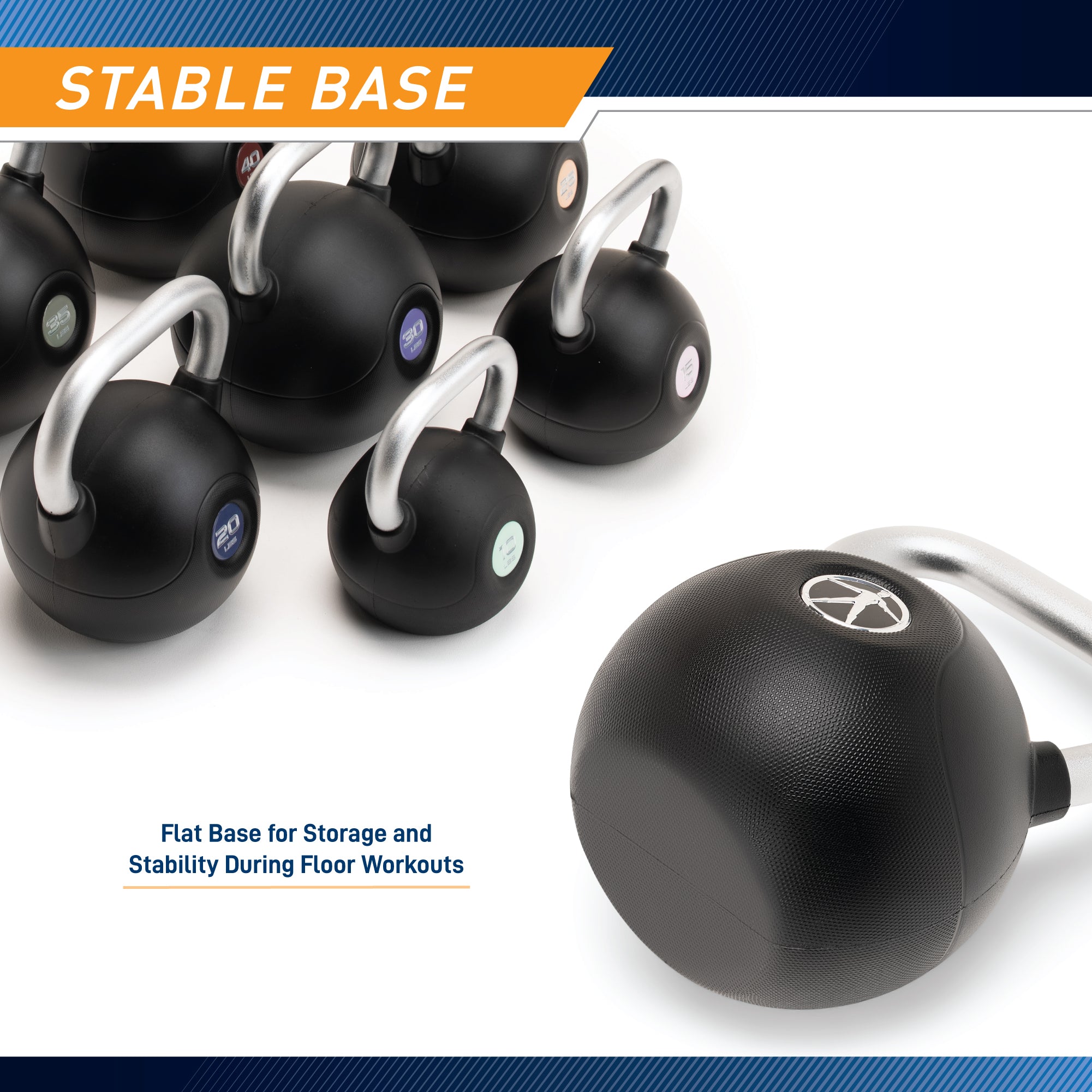 Marcy 15lb Poly Urethane Coated Kettlebell with Chrome Handle - Pink |