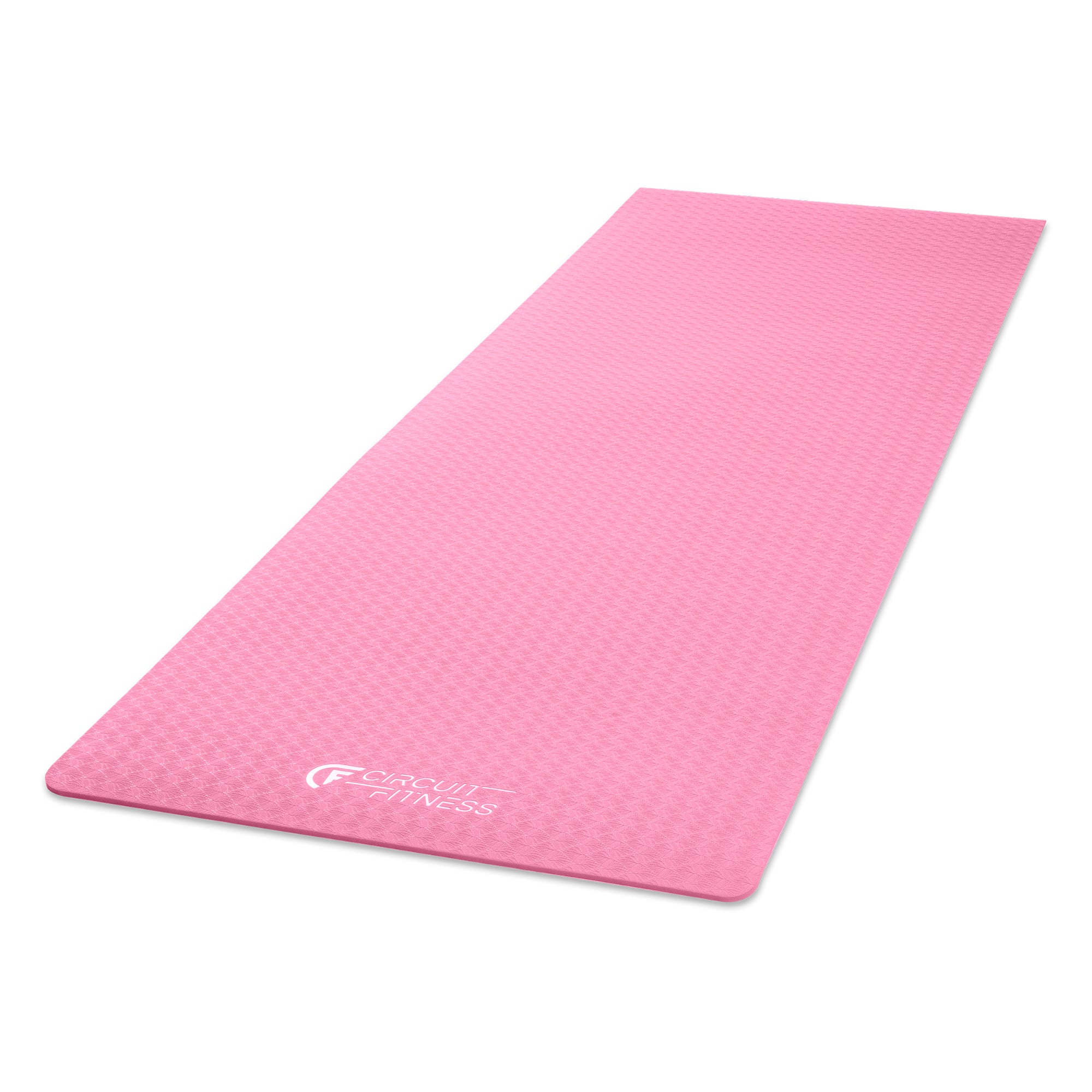 The Workout Mat 6mm ピンク Circuit Fitness Exercise Mat 1/4” (6mm) thickness in multiple