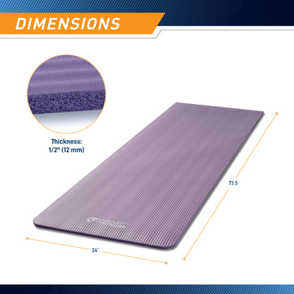 Circuit Fitness Exercise Mat 1/2" (12mm) thickness in multiple colors | MAT-12