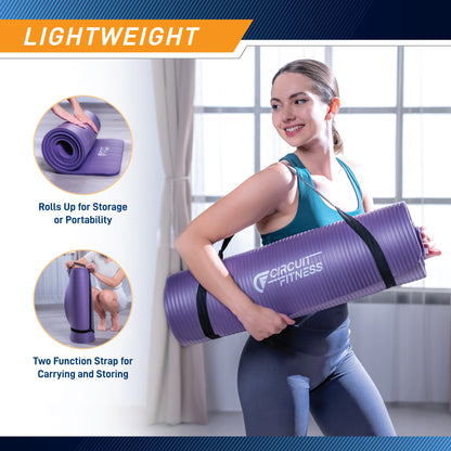 Circuit Fitness Exercise Mat 1/2" (12mm) thickness in multiple colors | MAT-12