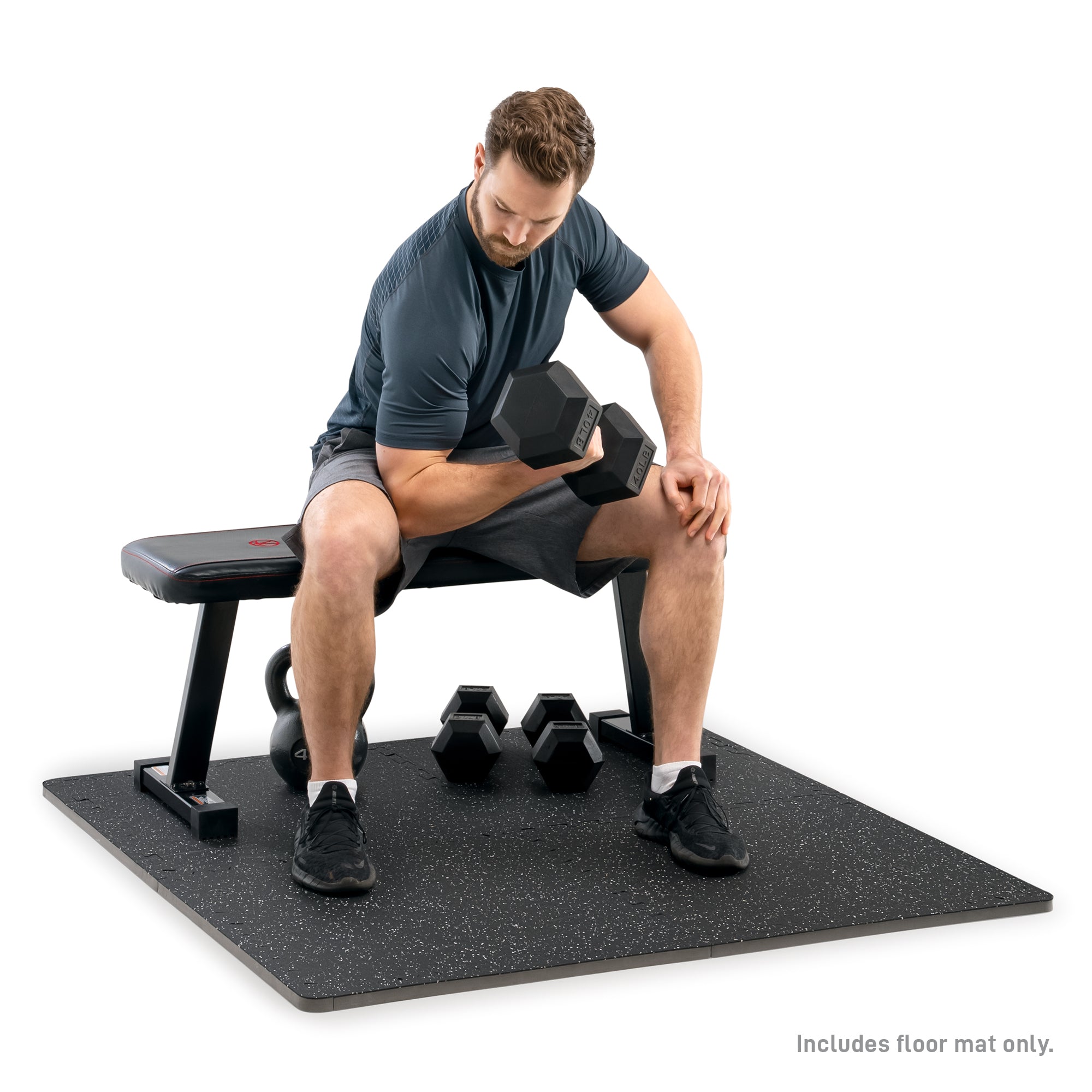 Dual Density Fitness Gym Mat - MAT-40 | Marcy